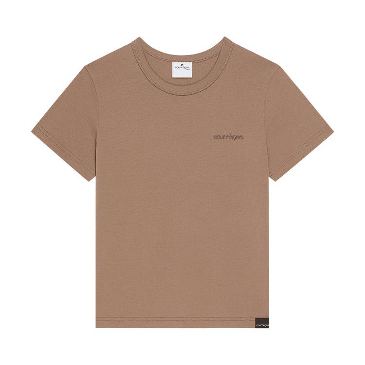 

Футболка Courrèges Embroidered T-Shirt 'Mocha'
