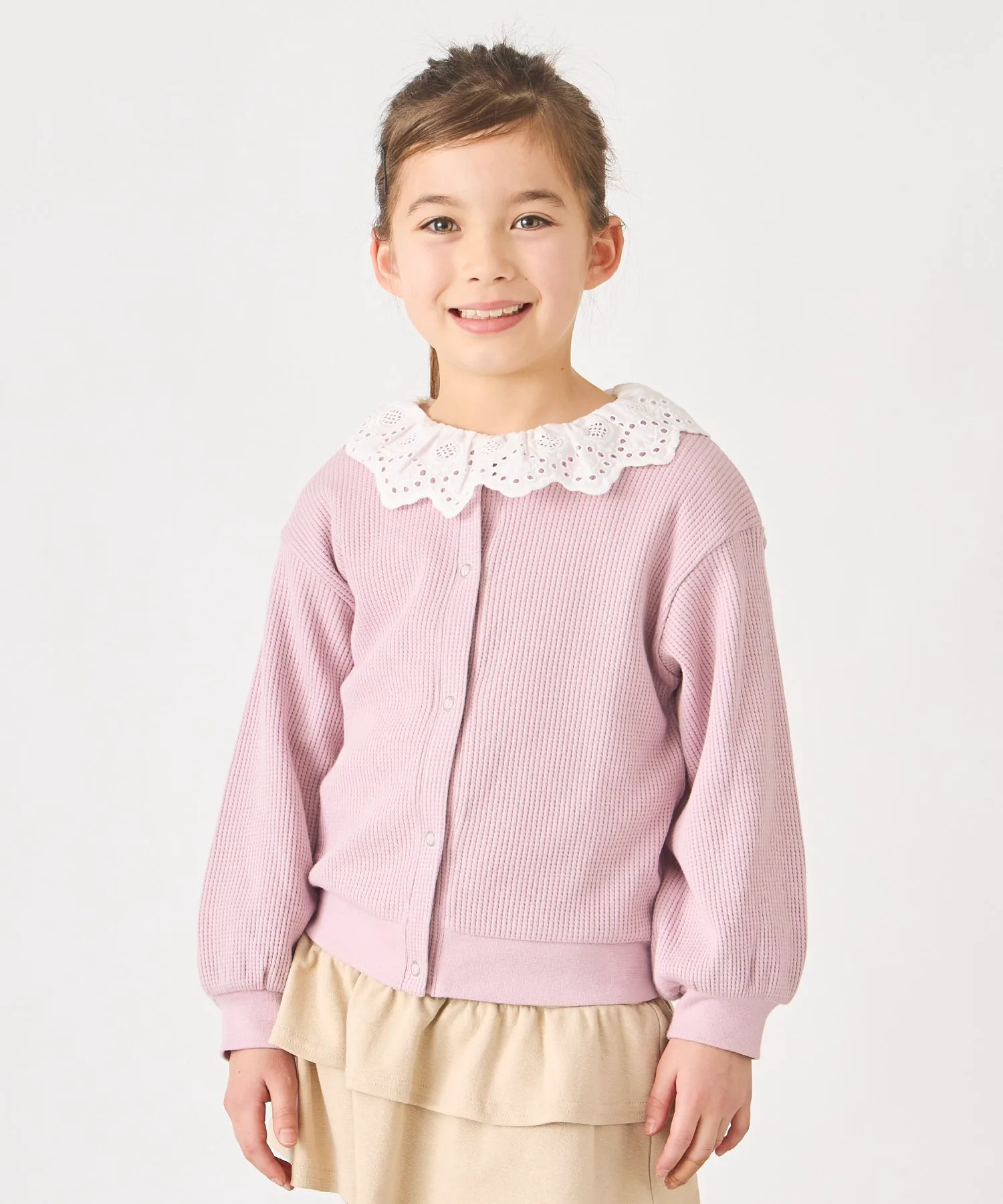 Вафельный кардиган Ever Closet, цвет Lavender