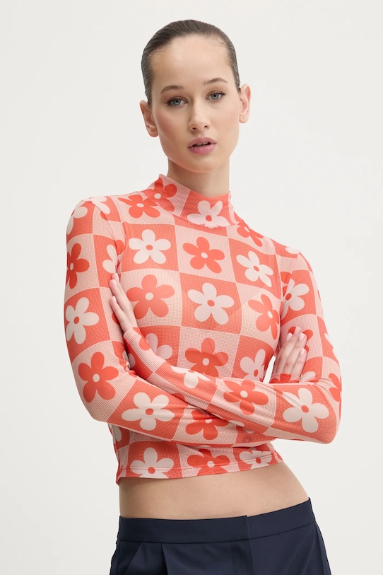 

Лонгслив Hugo Blue, оранжевый