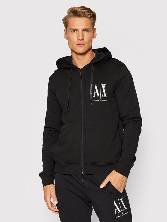 

Толстовка regular fit Armani Exchange, черный