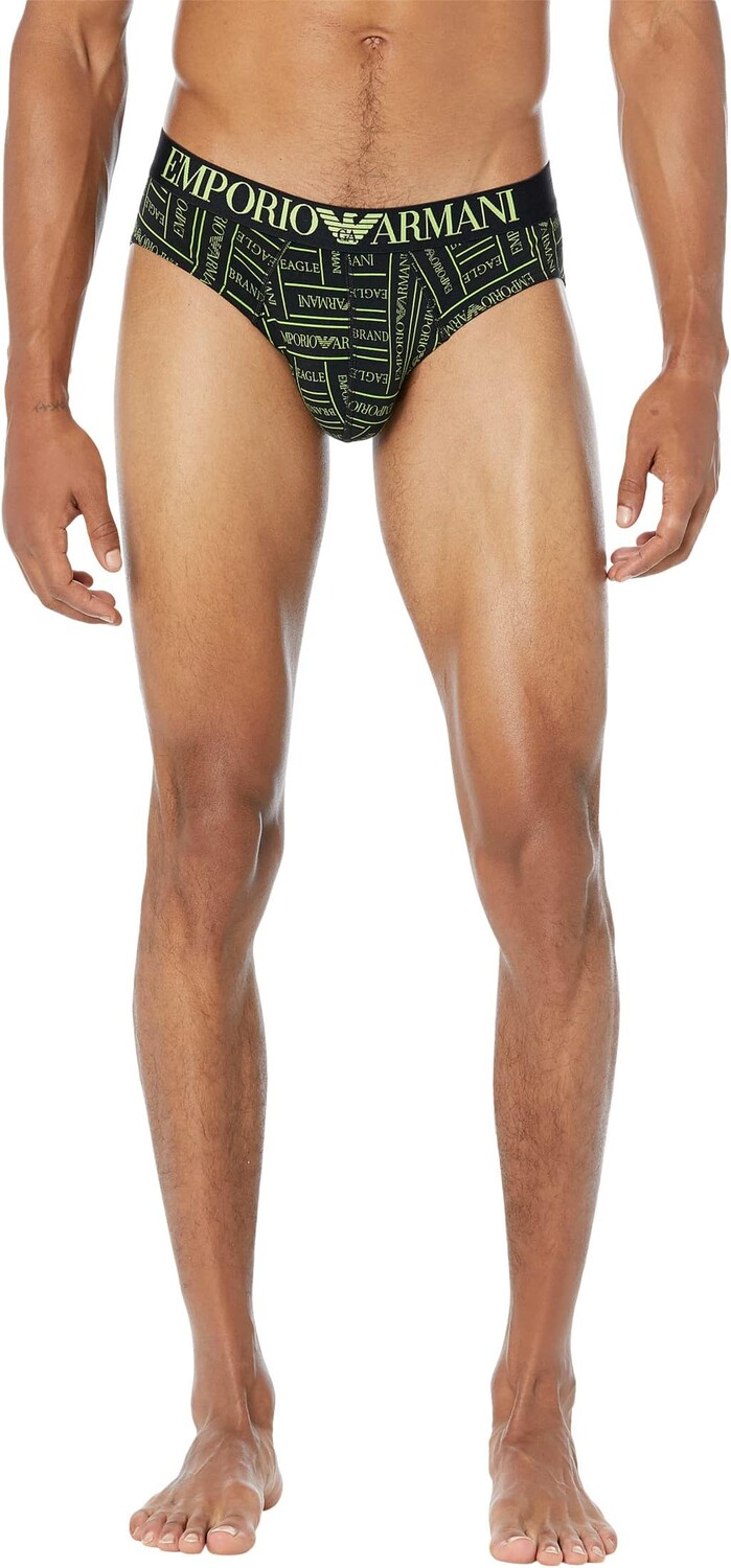 

Трусы Emporio Armani Eagle Brand Logo Brief, цвет Black Logoband