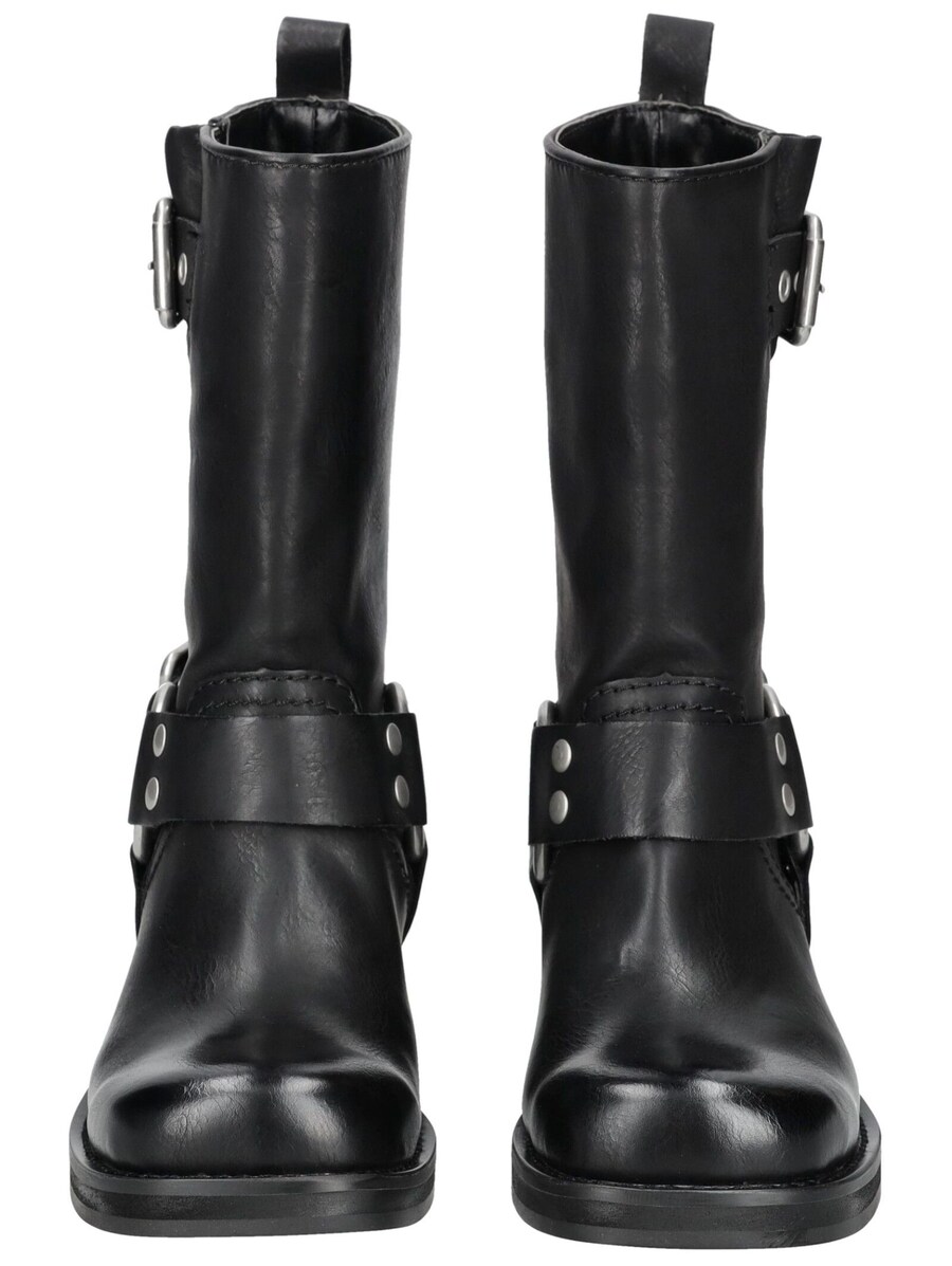 Ботинки женские Steve Madden массивные кожаные, черный — фото 3