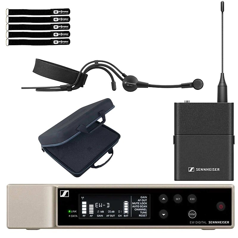 

Беспроводная петличная микрофонная система Sennheiser Sennheiser EW-D ME3 SET Digital Wireless Lavalier Microphone System Q1-6 w Case