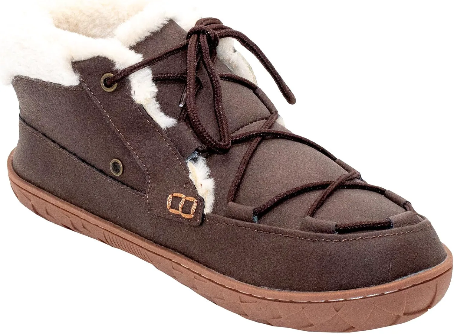 Кроссовки Flojos Unisex Jackal с верхом из искусственной кожи и внутренней отделкой из шерпы, с индивидуальной подошвой, коричневый — фото 3