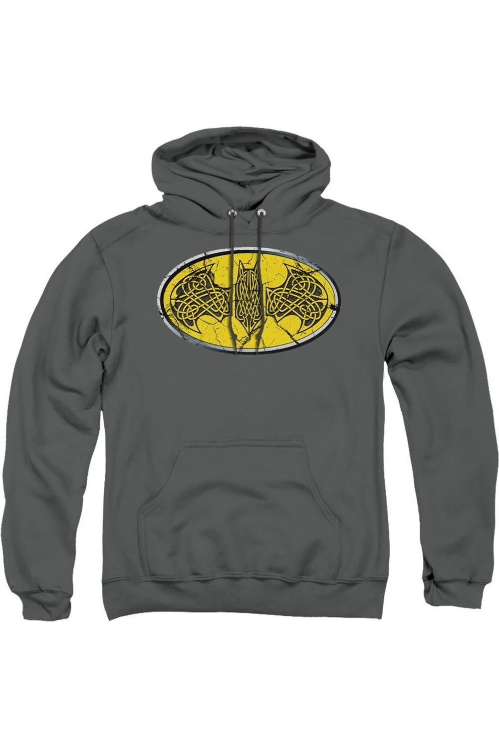 

Толстовка с капюшоном Batman Celtic Shield для взрослых Gildan, цвет charcoal