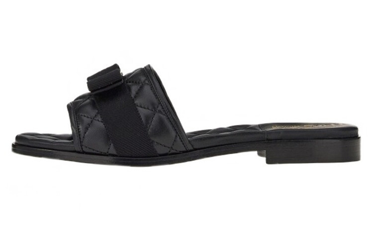 

Шлепанцы Ferragamo Vara Bow, черный