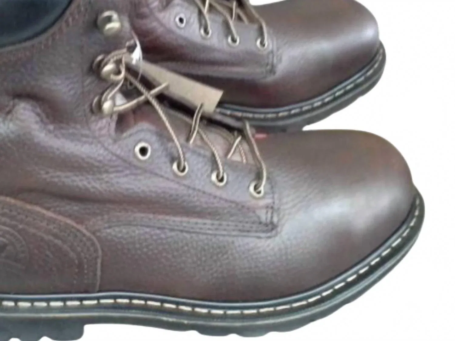 Red Wing Shoes Мужские кожаные рабочие ботинки Farmington коричневого цвета — фото 3