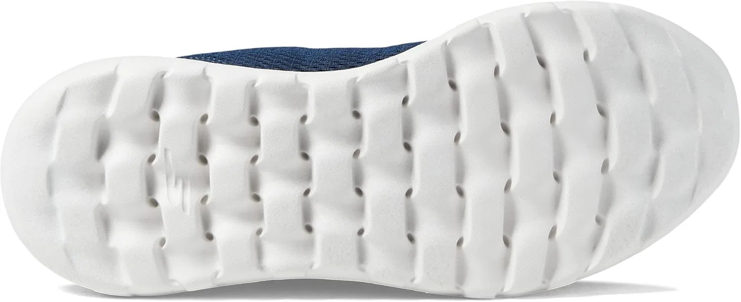 Мужские кроссовки Skechers Gowalk Max Otis-Athletic Air Mesh на шнуровке для ходьбы, Navy Grey — фото 4
