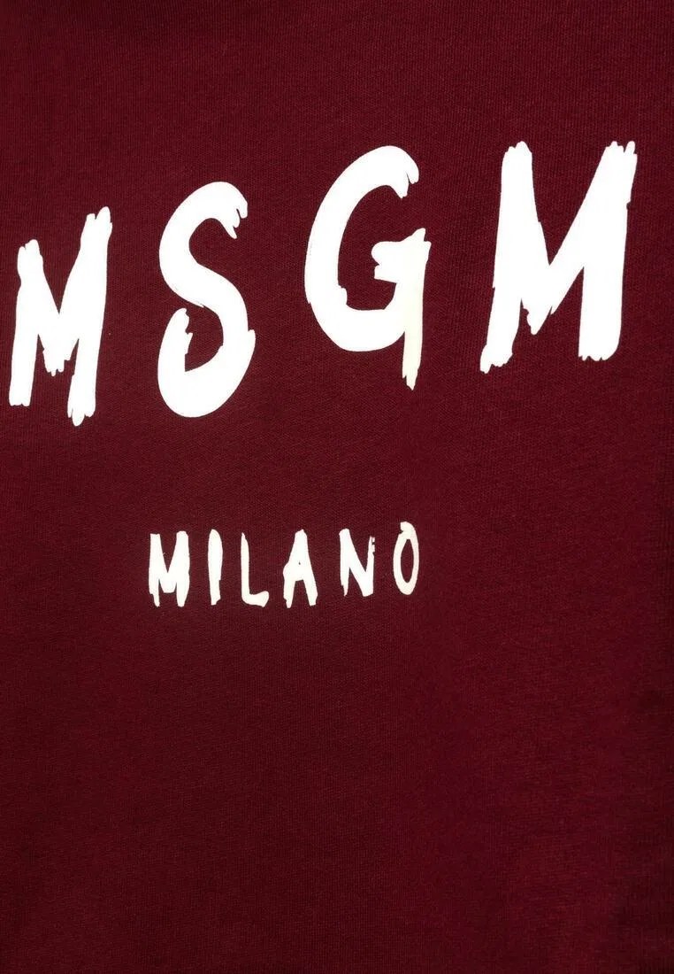 Худи детское, хлопок, белый Msgm — фото 2
