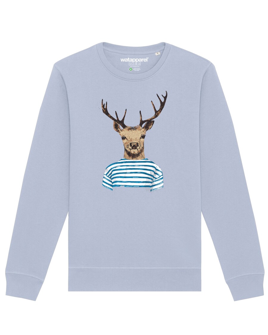 

Толстовка Watapparel Hirsch, светло-синий