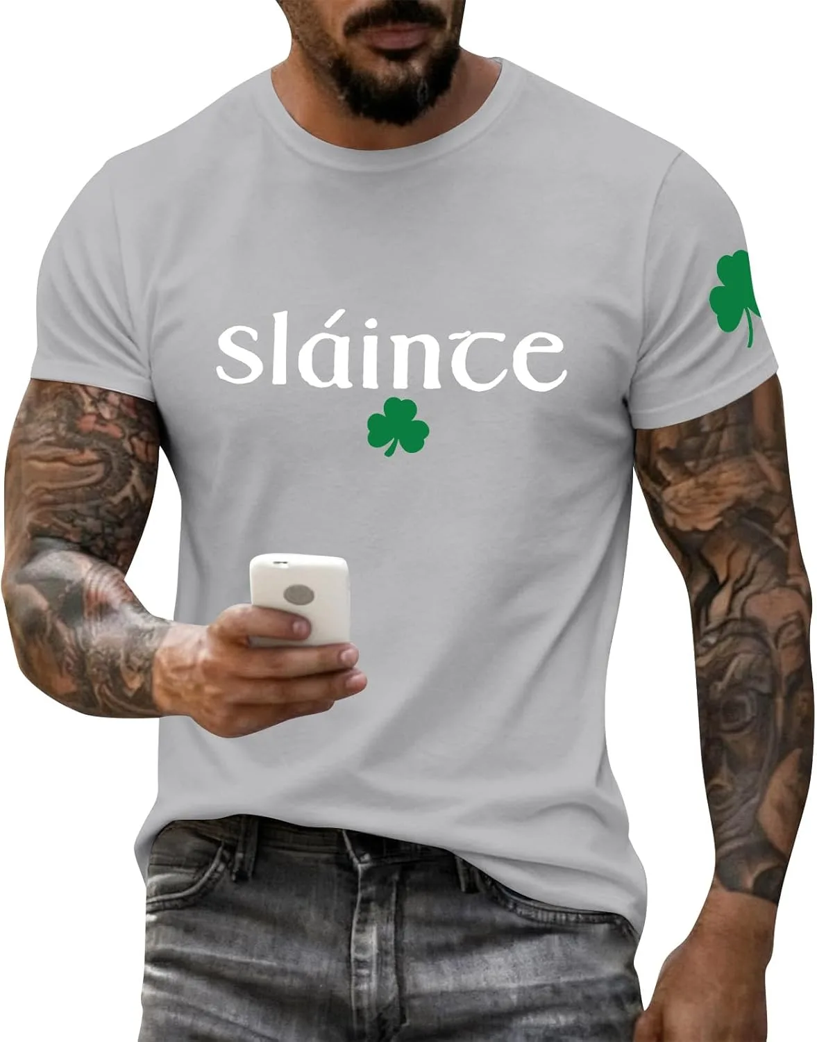 

Футболка мужская с коротким рукавом Saint Patricks Day