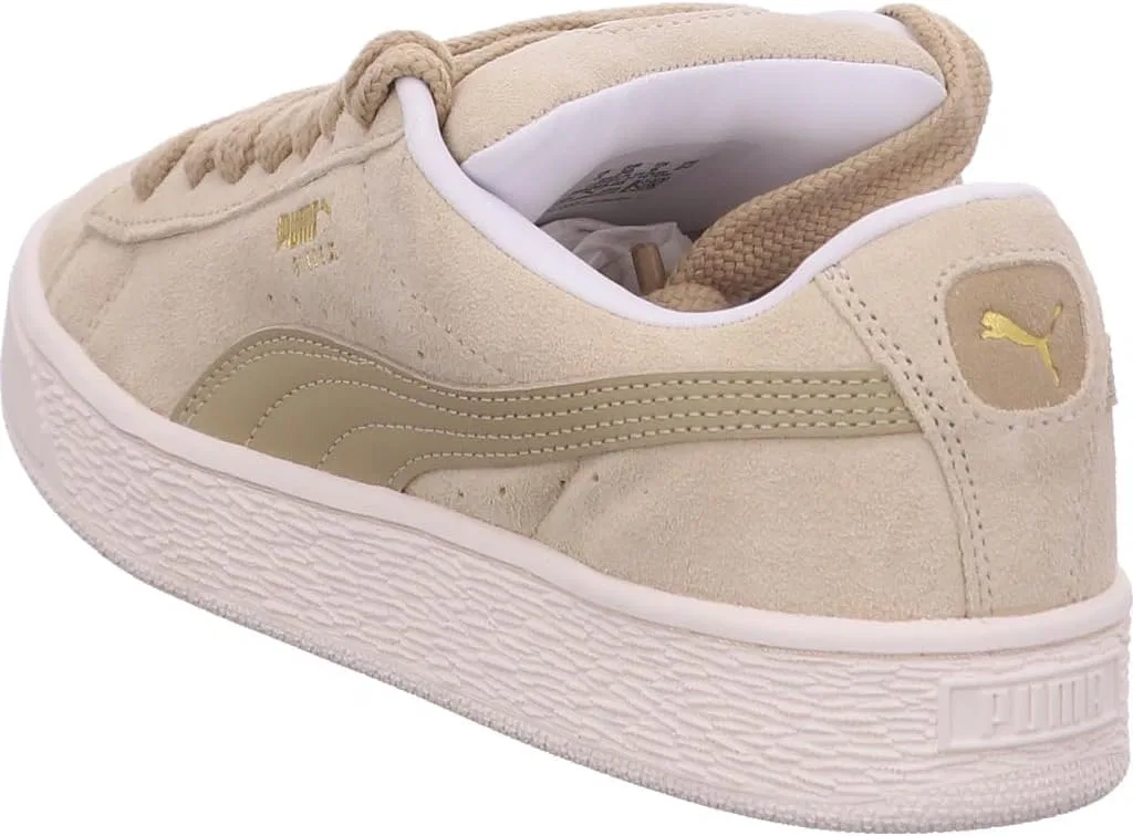 Повседневные кроссовки Puma Suede XL унисекс, модель 39520505, бежевые — фото 2