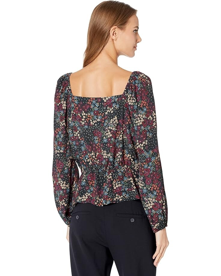 

Топ Paige Clara Top, черный мульти