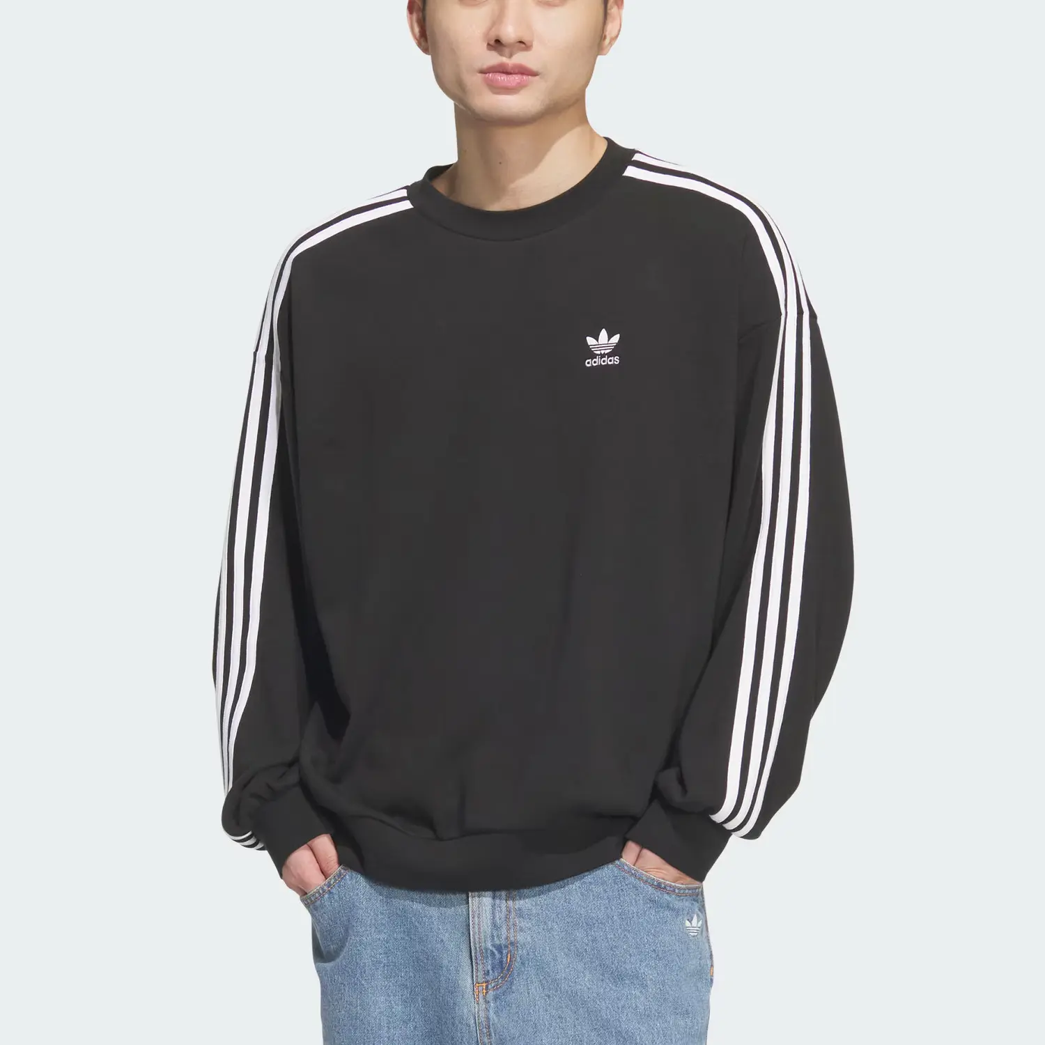 Свитшот мужской Adidas Originals Adicolor Oversize Crew — фото 3