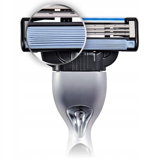 Сменные лезвия для ножей Mach3 8 шт., новое издание Gillette — фото 3