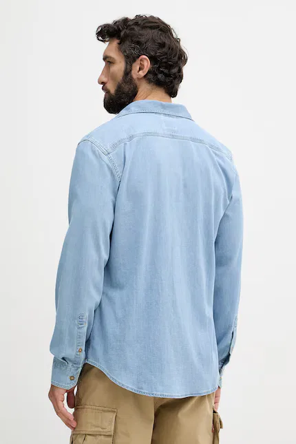 Рубашка джинсовая LS BATTERY HM SHIRT SLIM Levi's, синий — фото 3