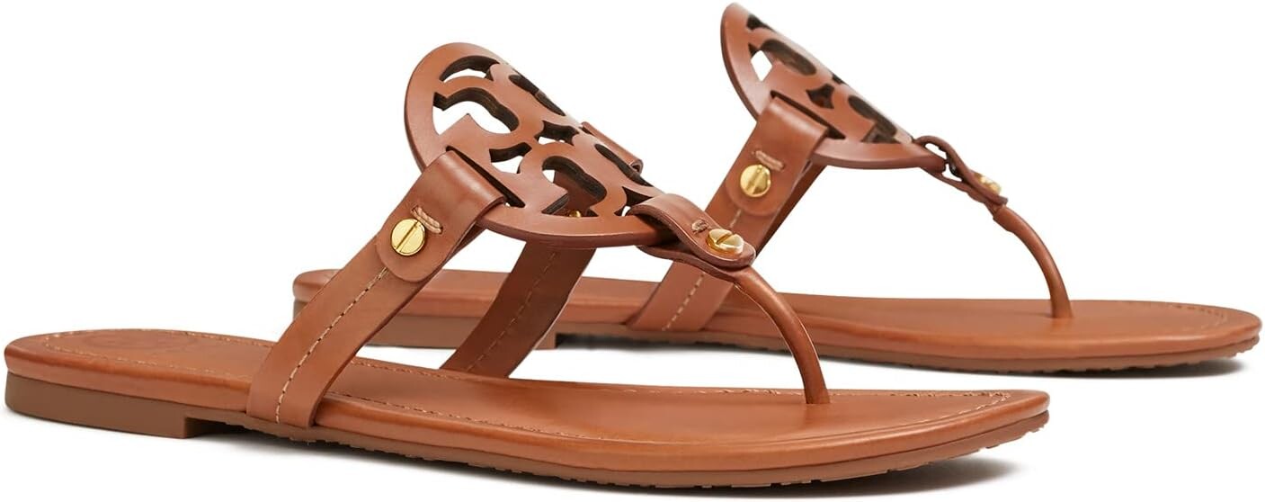 Шлепанцы Miller Sandal Tory Burch, цвет Vintage Vachetta