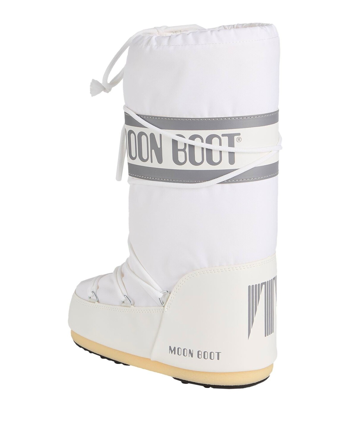 Зимние ботинки Moon Boot с логотипом и шнуровкой, белый — фото 2