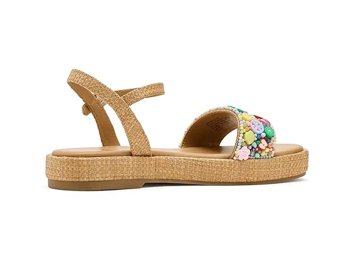 Босоножки с 3D-украшениями Arabela Steve Madden Kids, Natural — фото 4