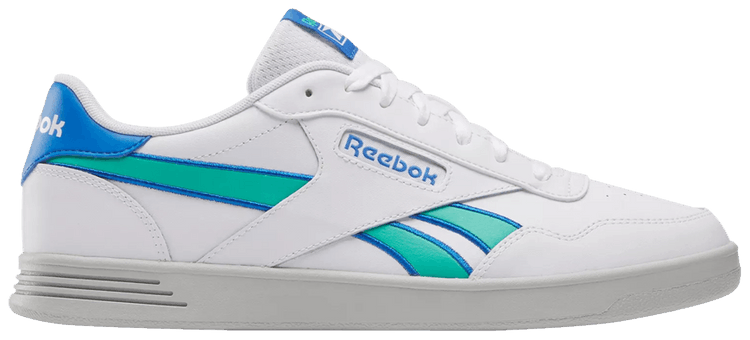 

Кроссовки Reebok Court Advance 'White Kinetic Blue Green', белый