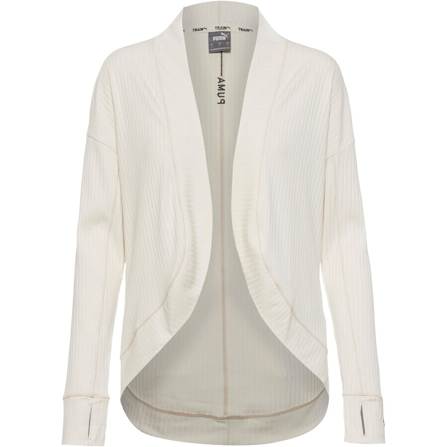 

Свитер с капюшоном на молнии PUMA Athletic Cardigan Studio Unwind, натуральный белый