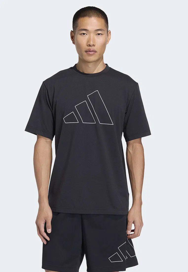 Футболка с коротким рукавом, Feelready Logo, Workout Essentials Adidas, черный