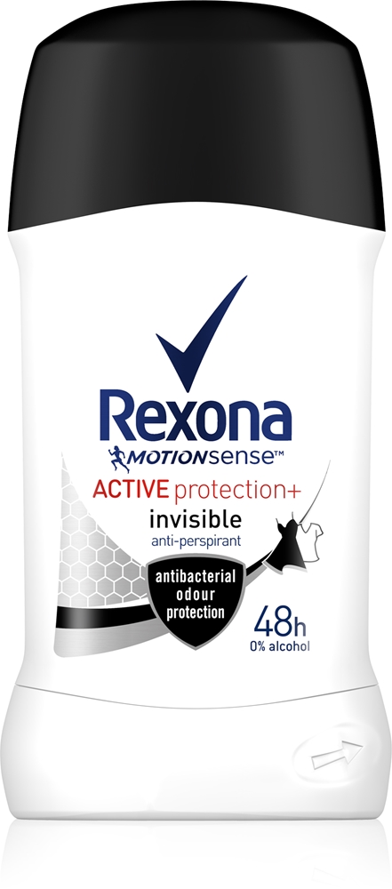 

Активная защита + невидимый антиперспирант-карандаш 48 часов. Rexona, 40 мл