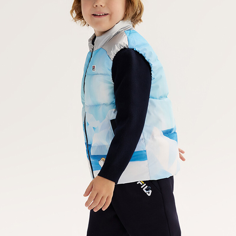 Детский жилет Fila Kids, цвет All Over Print — фото 4