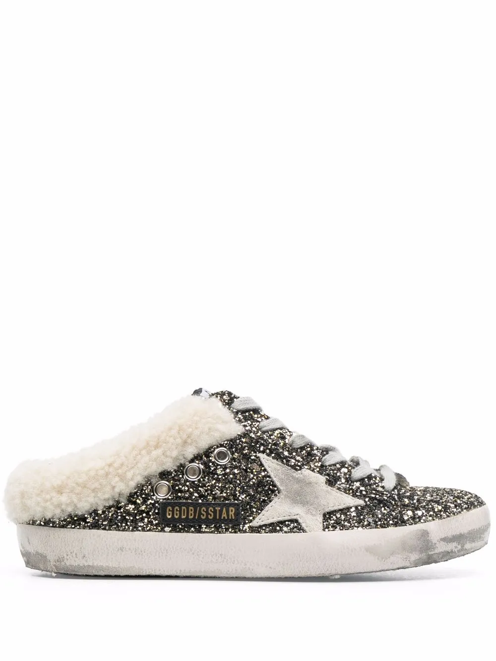 Кеды-сабо Superstar GOLDEN GOOSE, черный