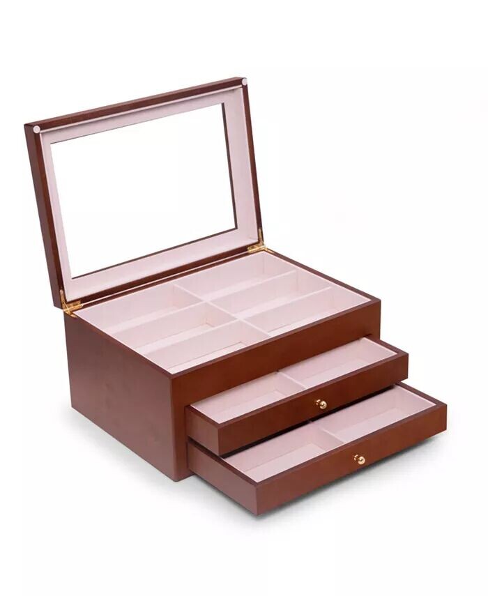 Ящик для хранения солнцезащитных очков Cherry Wood 18 Bey-Berk, цвет Brown — фото 3