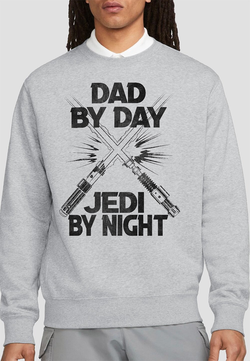 

Толстовка STAR WARS FATHER'S DAY JEDI BY NIGHT PRINT Star Wars, серый