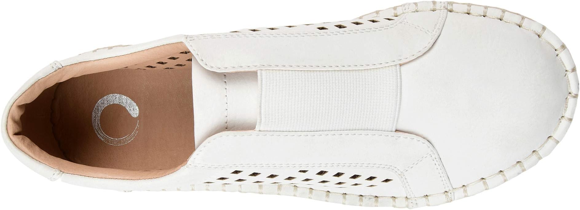 Кроссовки Journee Collection Kandis Espadrille Sneaker, белый — фото 2