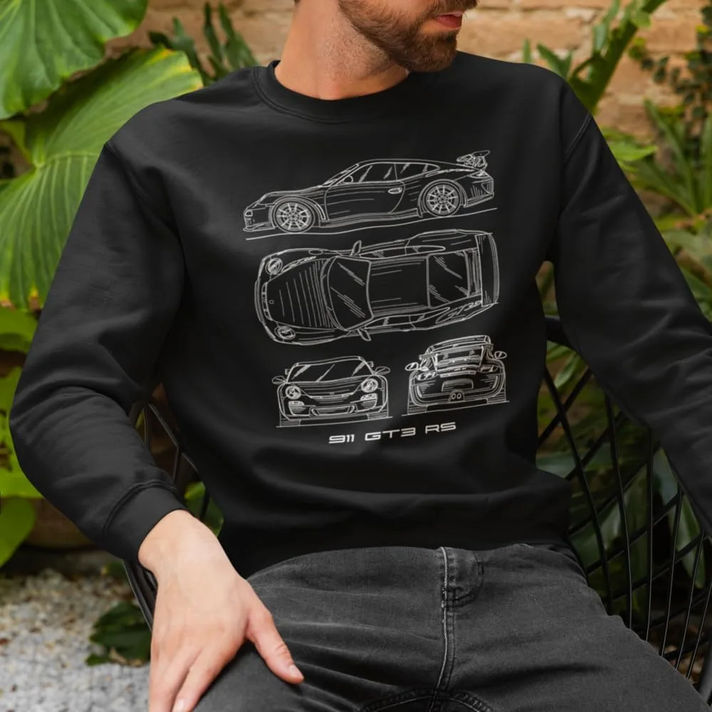 Толстовка мужская 911 GT3 RS Racing Sports Car — фото 3