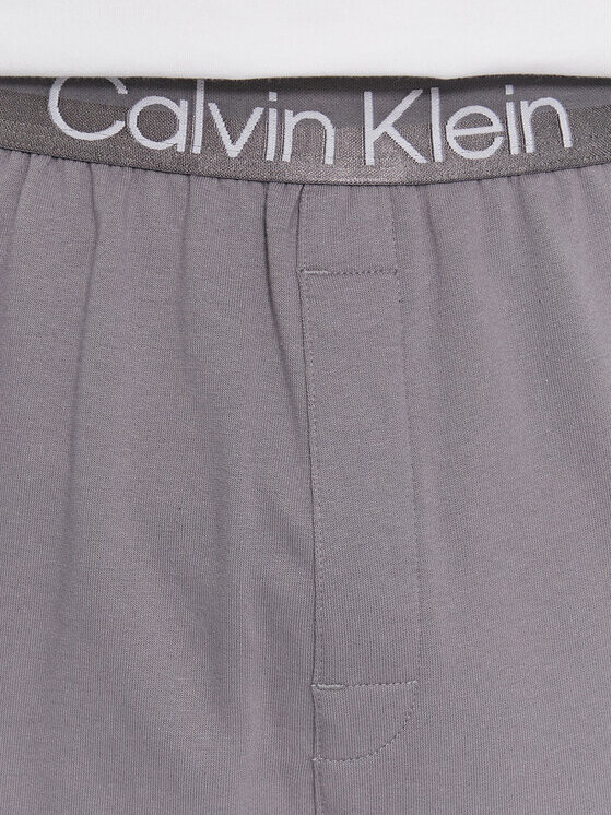 Пижамные штаны стандартного кроя Calvin Klein, серый — фото 4