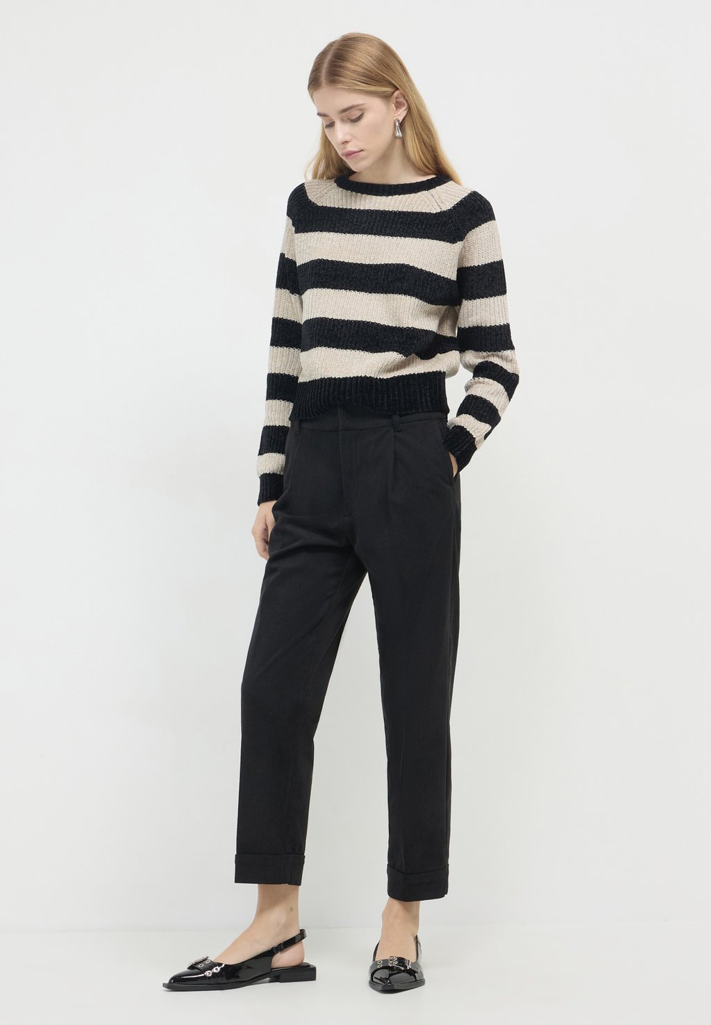 

Джемпер EN CHENILLE RAYÉ Calliope, черный