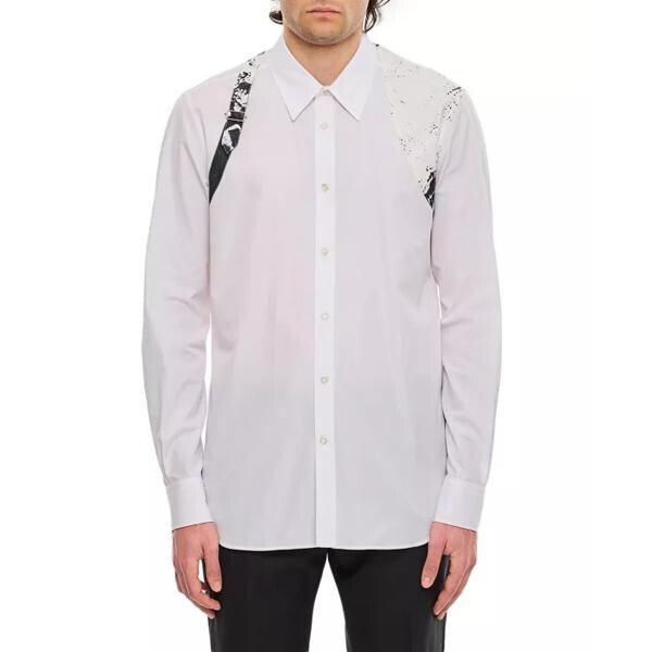 

Футболка printed shirt Alexander Mcqueen, белый