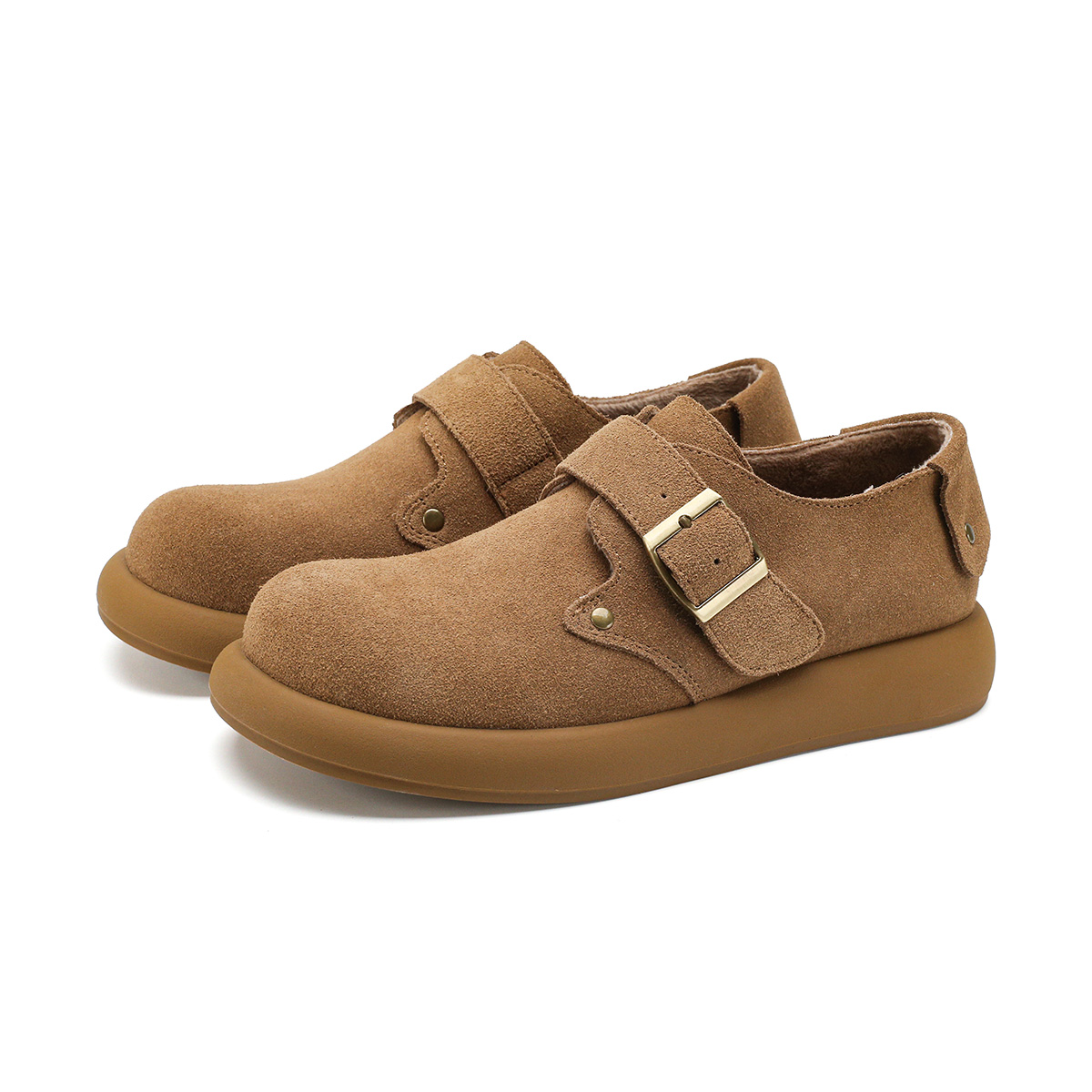 Повседневные однобортные туфли женские SAFIYA, Apricot