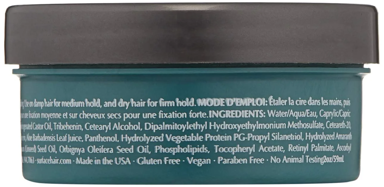 Воск для укладки волос Surface Hair Shift Shaping Wax, веганский, без сульфатов, для придания формы и моделирования, с легкой фиксацией и финишным покрытием, 57 г. — фото 4