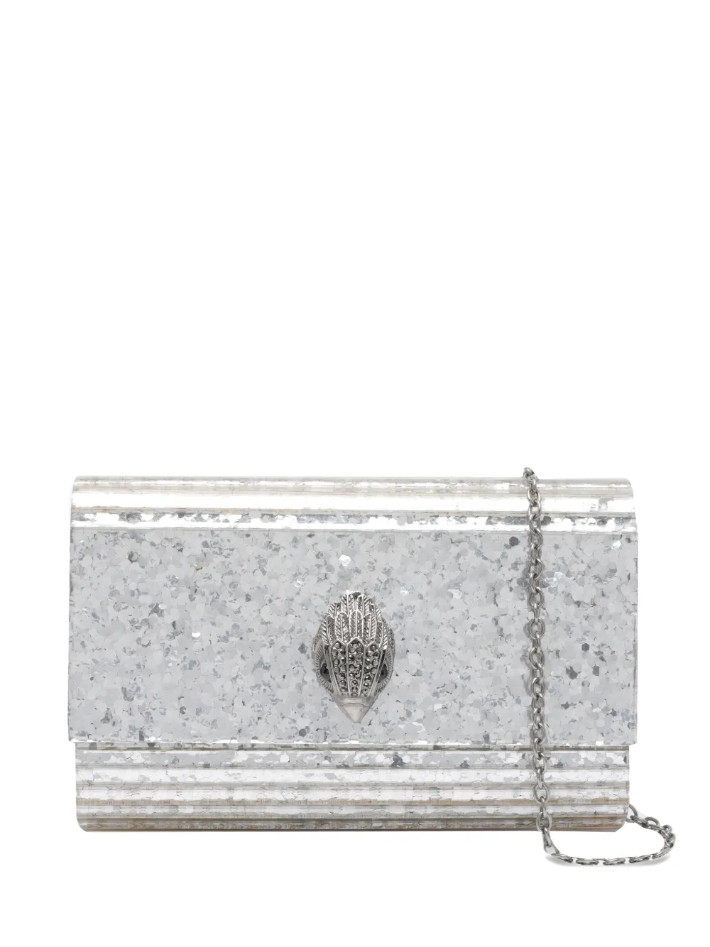 

Сумка на плечо с украшенной цепочкой Kurt Geiger London, серебряный