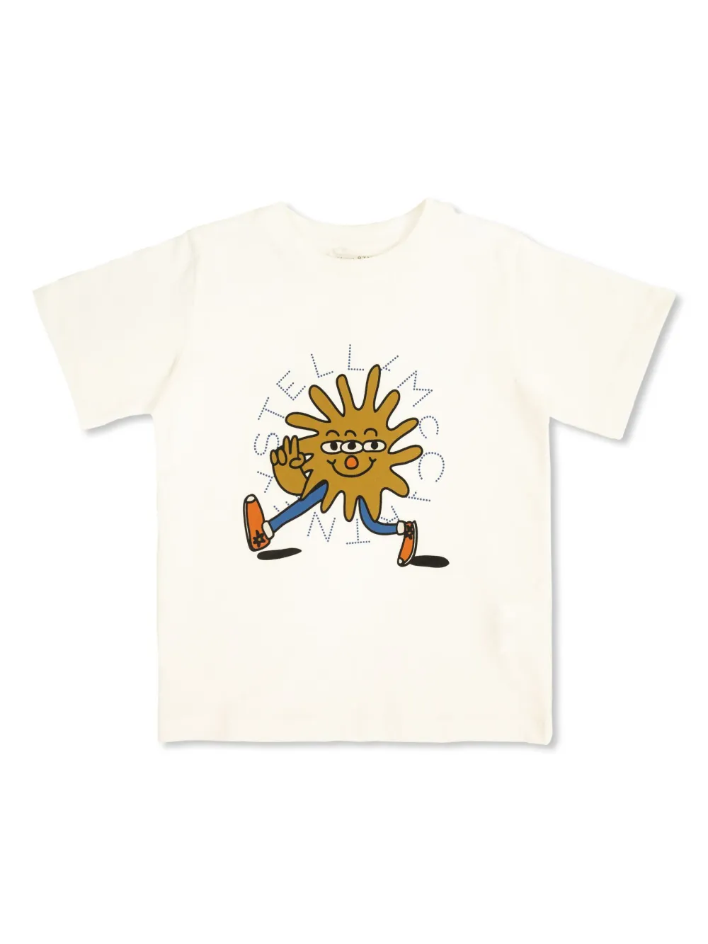 

Футболка Cosmic Cowboy Stella McCartney Kids, белый