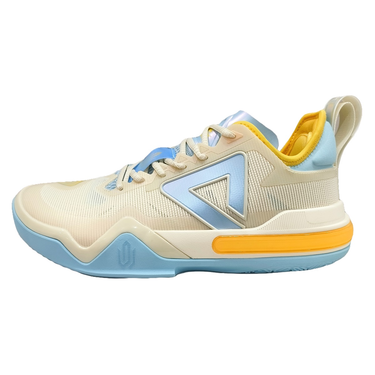 

PEAK Wiggins AW1 Амортизирующие противоскользящие и износостойкие кроссовки для баскетбола с поддержкой, мужские, бело-синие