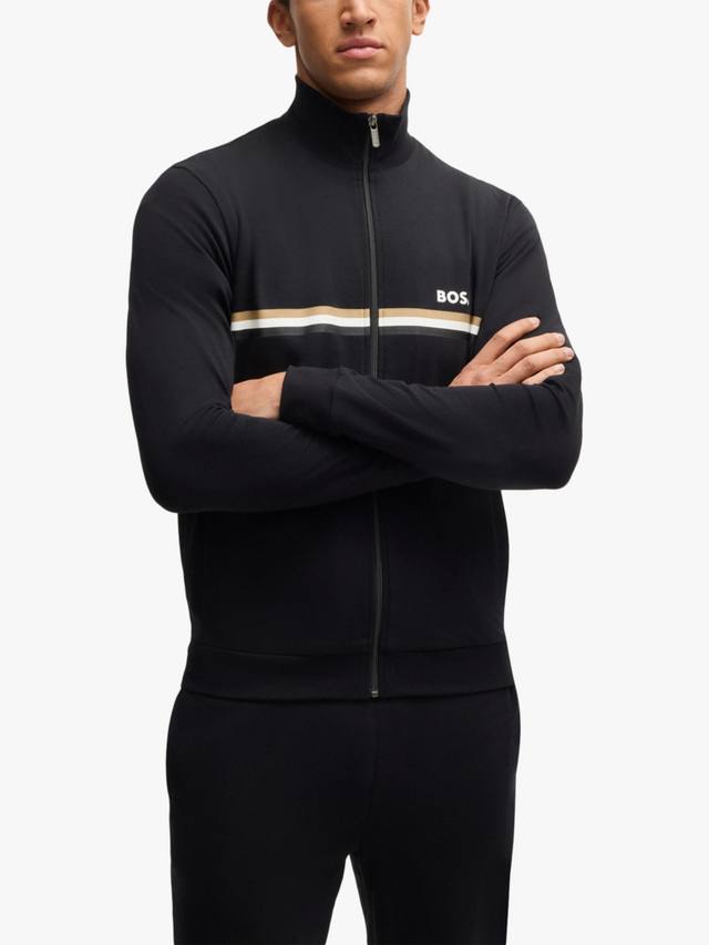 

Комплект BOSS Logo Lounge с застежкой-молнией и джоггерами HUGO BOSS, Black