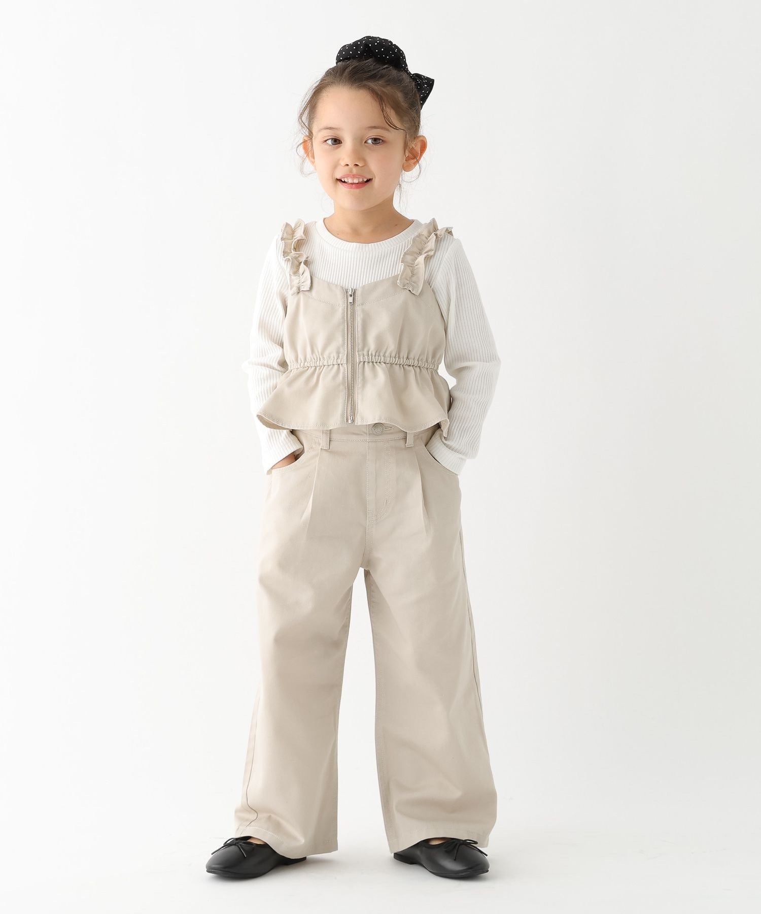 Футболка Toktok 3SETUP в рубчик / 100-120 см / 625172 GLOBAL WORK, Twill Ivory 08 — фото 3