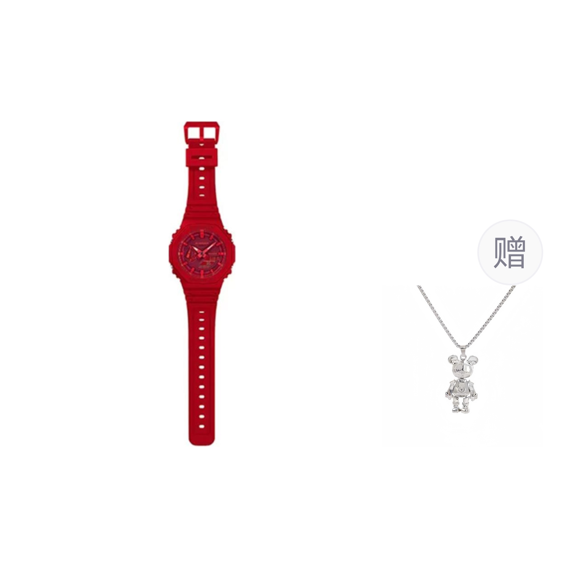 

G-SHOCK Часы G SHOCK Quartz Movement Watch Unisex Red Watch Dial, Red