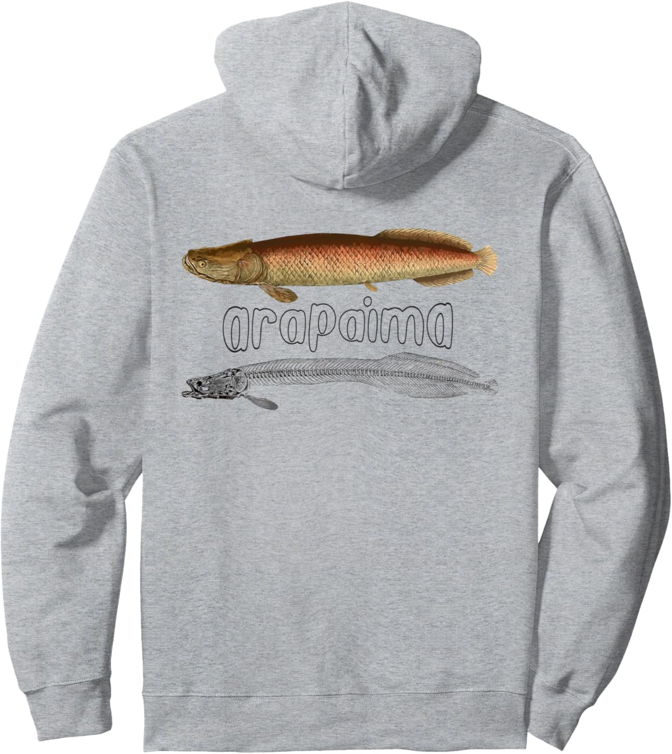 

Толстовка Alapaima Piraruku Paisyu Bonyon Tan, серая Arapaima Gigas Monsterfish Ichthyology, Серый, Толстовка Alapaima Piraruku Paisyu Bonyon Tan, серая Arapaima Gigas Monsterfish Ichthyology