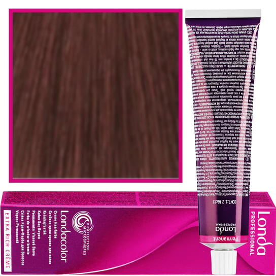 

Профессиональная краска для волос 4/75 Medium Brown Brown Red Londa, Londacolor