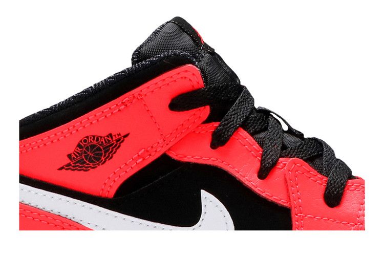 Кроссовки Air Jordan Air Jordan 1 Mid TD 'Infrared 23', красный — фото 3