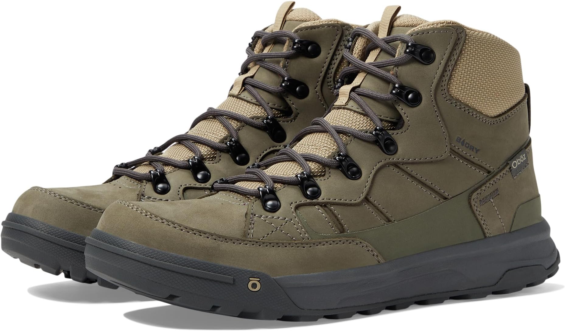 

Походная обувь Oboz Men's Burke Mid Leather B-Dry, Olive Branch