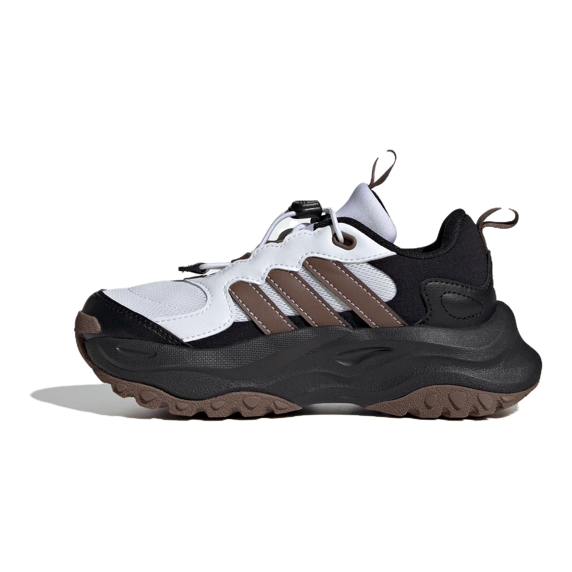 

Adidas Детские кроссовки Maxxwavy с противоскользящей амортизацией, низкие, цвет черный, белый, коричневый