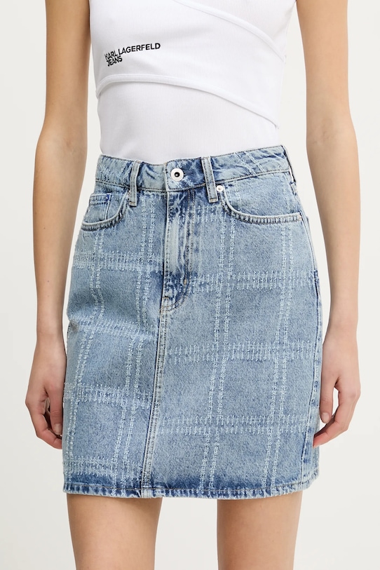 

Джинсовая юбка Karl Lagerfeld Jeans, синий
